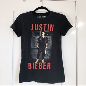 Justin Bieber Black Concert Tee